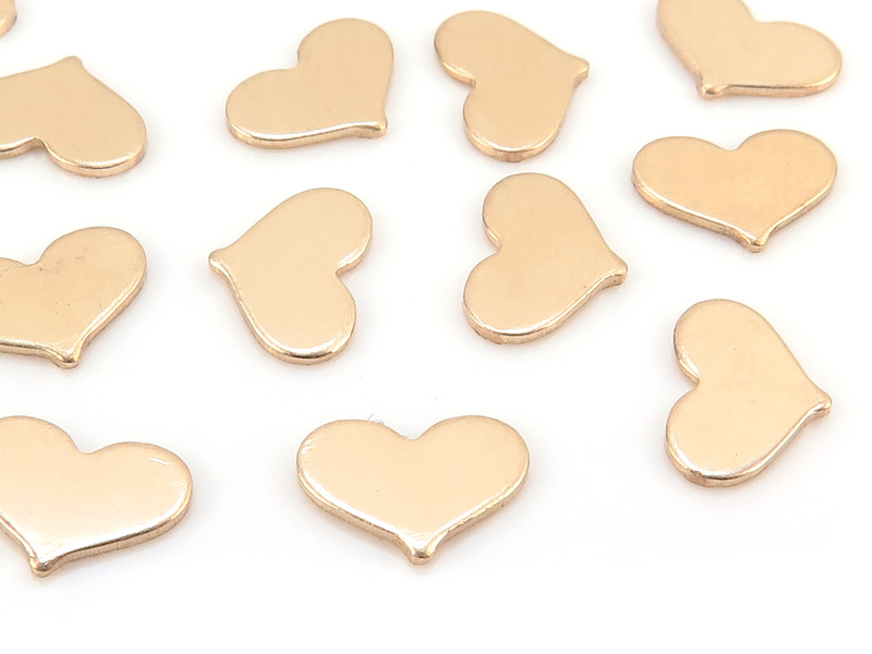 Gold Filled Heart Solderable Accent 5mm