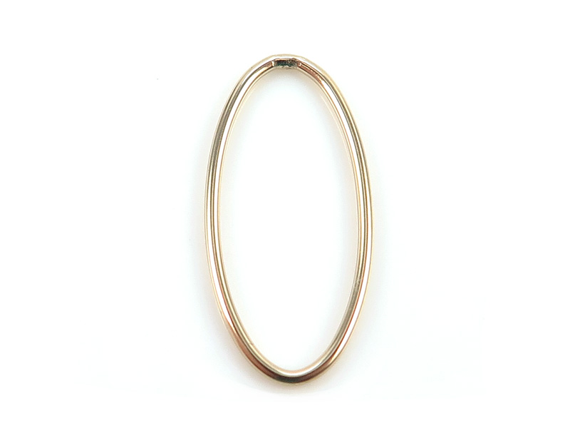 Gold Filled Oval Connector 20mm