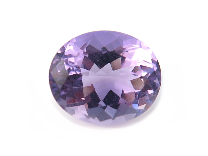 Brazilian Amethyst Faceted Oval 12mm x 10mm