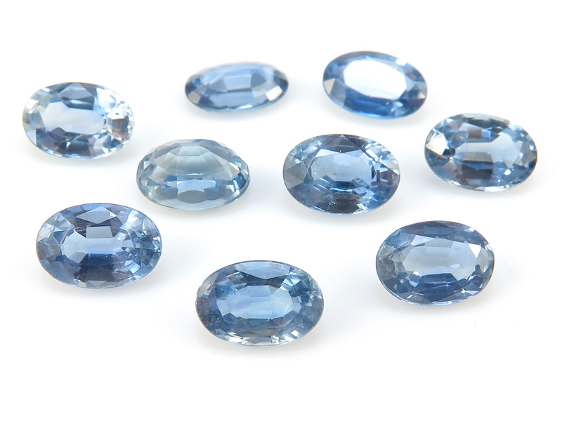 Blue Sapphire Faceted Oval ~ Various Sizes