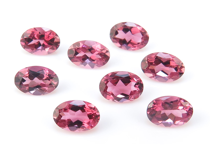 Pink Tourmaline Faceted Oval ~ Various Sizes
