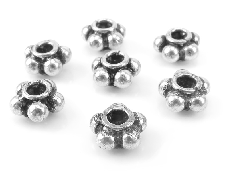Sterling Silver Bali Style Bead 8mm