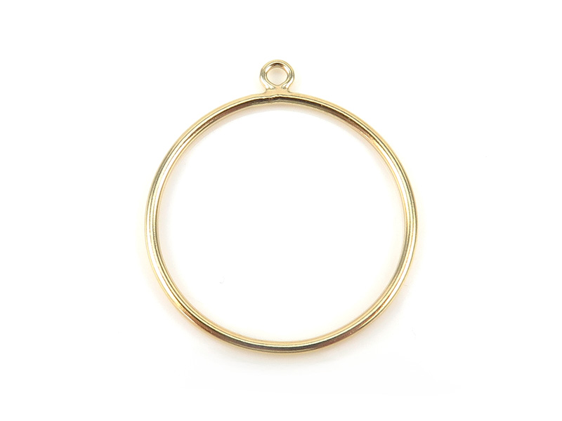 Gold Filled Round Drop 20mm