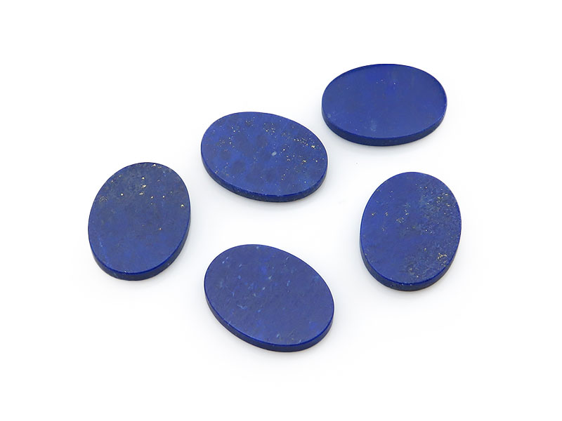 13 Pcs Natural Lapis Lazuli Oval Cabochon 18mm 13mm Untreated Loose