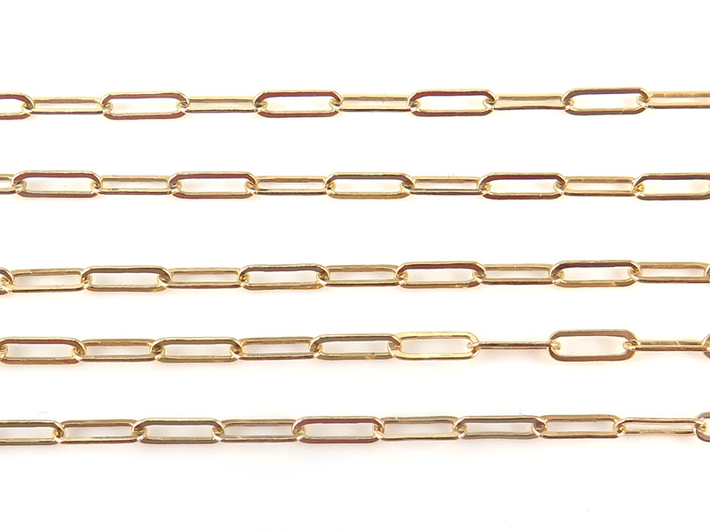 Gold Filled Drawn Cable Chain 5.5mm ~ Offcuts