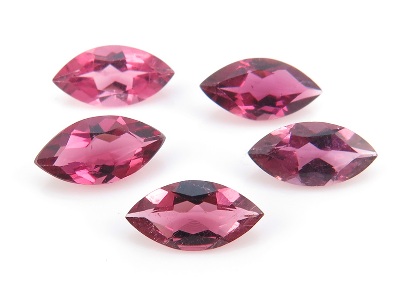 Pink Tourmaline Faceted Marquise ~ Various Sizes