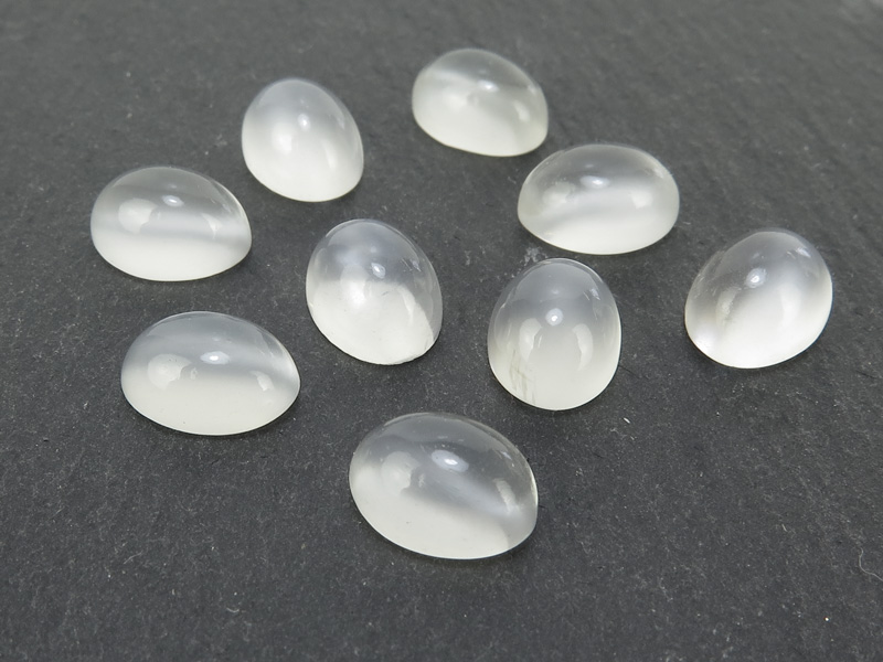 White Moonstone Oval Cabochon ~ Various Sizes