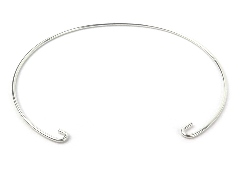 Sterling Silver Interchangeable Bracelet (Rounded) ~ 7''