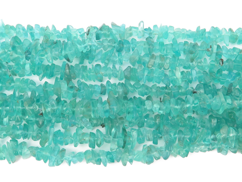 Ocean Apatite Chip Beads ~ 34'' Strand