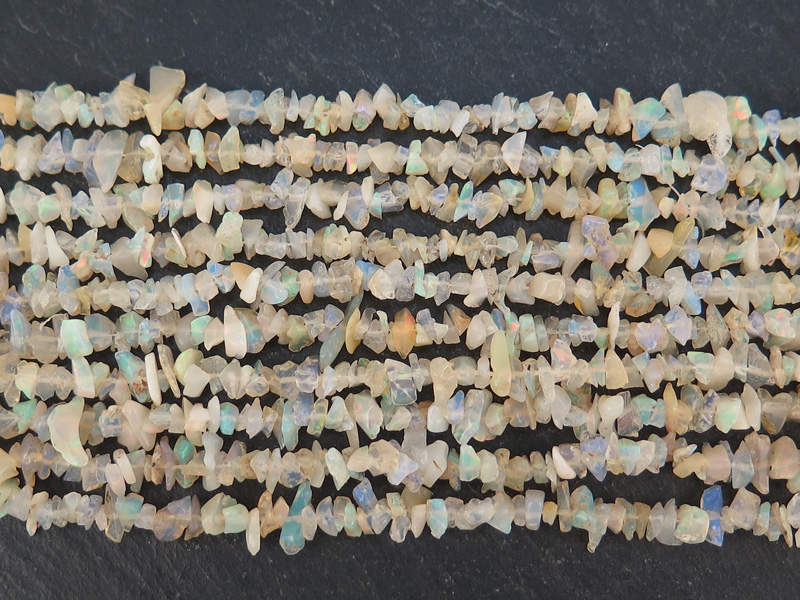 Ethiopian Opal Chip Beads ~ 34'' Strand