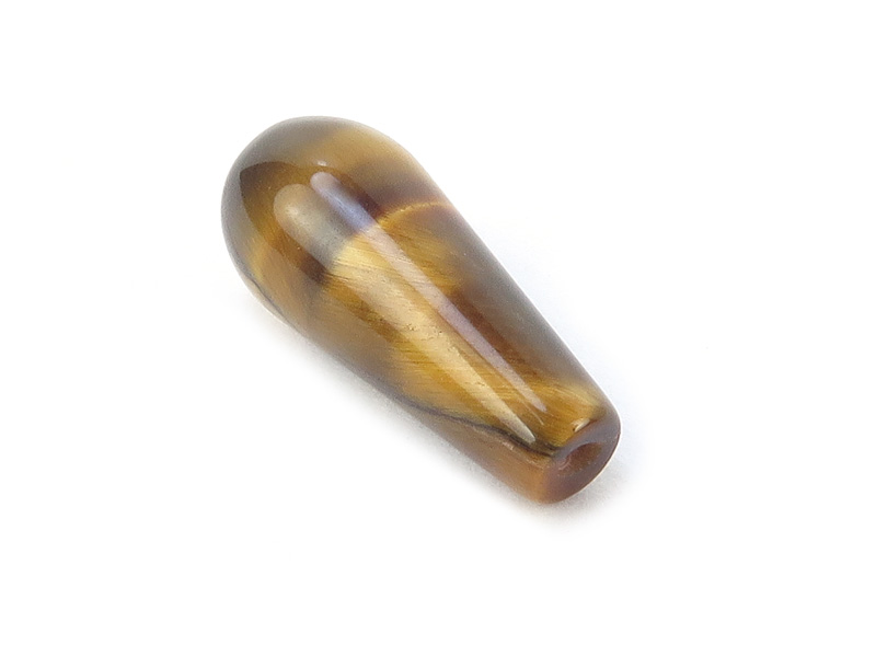 Tiger's Eye Drop ~ Half Drilled ~ 13mm x 5mm