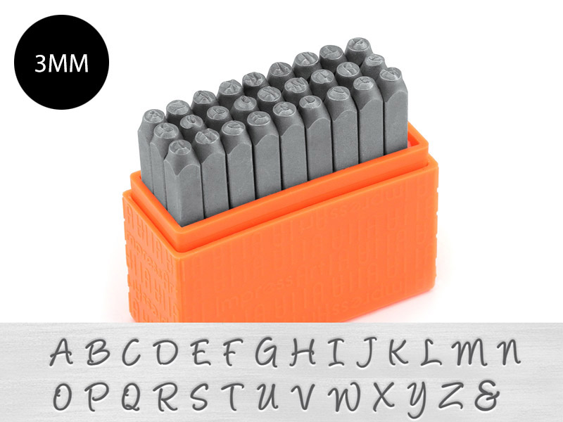 3mm Kristen - Playground Font Metal Number Stamp Set - SGE-2N