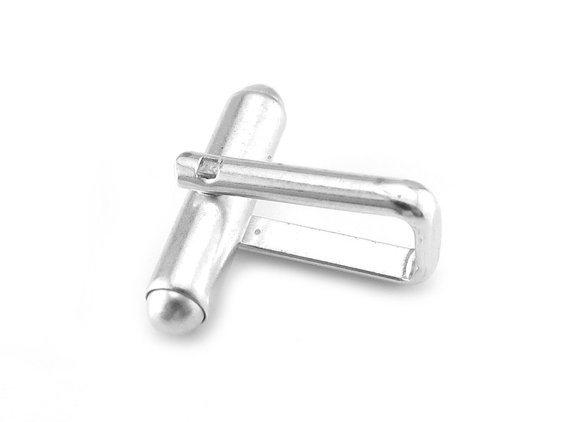 Sterling Silver Plain Cufflink