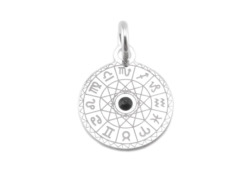 Sterling Silver Horoscope Charm 11mm