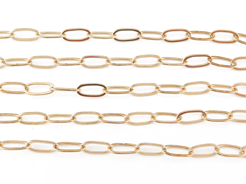 Gold Filled Drawn Cable Chain 8.75mm Offcuts