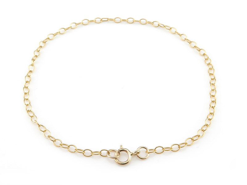 Gold Filled Cable Chain Bracelet ~ 7.5''