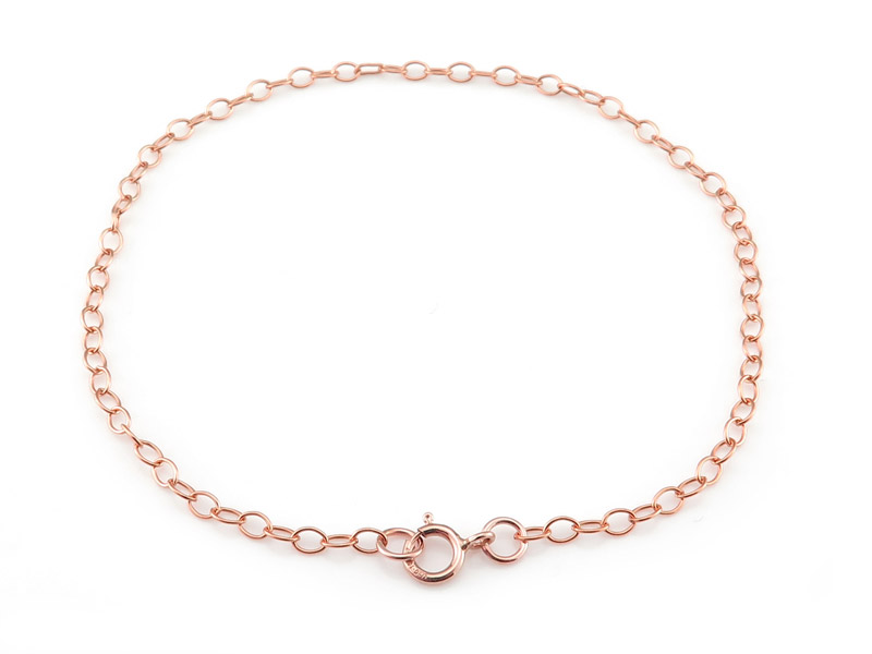 Rose Gold Filled Cable Chain Bracelet ~ 7.5''