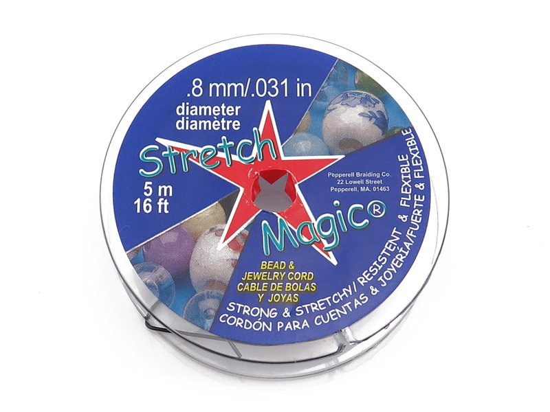 Stretch Magic 0.031" (0.8mm) Black 5 metres