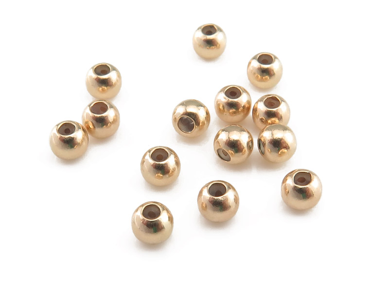 Gold Filled Smart Bead 3mm (0.5mm ID)