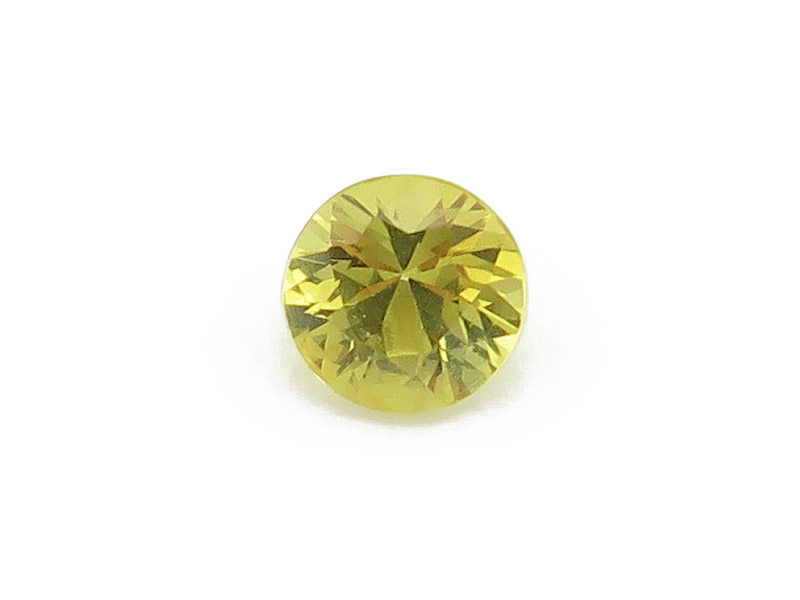 Yellow Sapphire Faceted Round 4mm