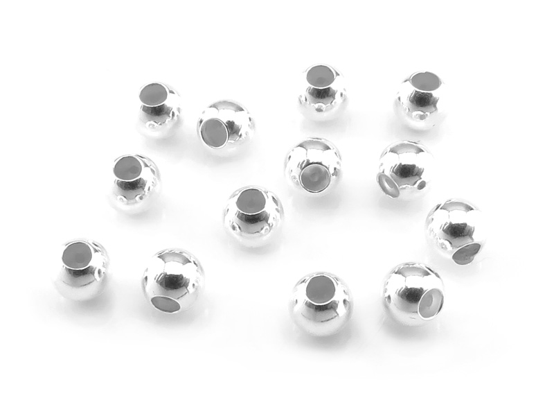 Sterling Silver Smart Bead 3mm (0.5mm ID)