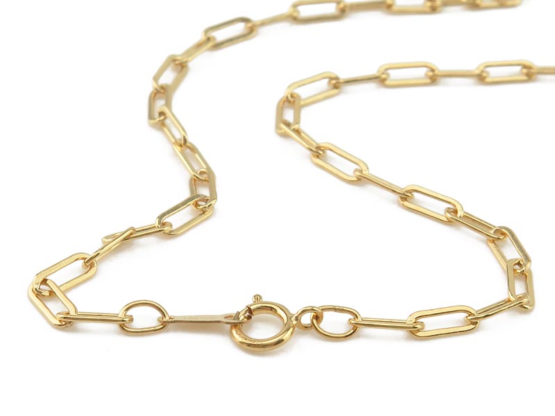 14 Inch Gold Filled 2x5mm Drawn Cable Chain With Lobster Clasp Custom Lengths Available