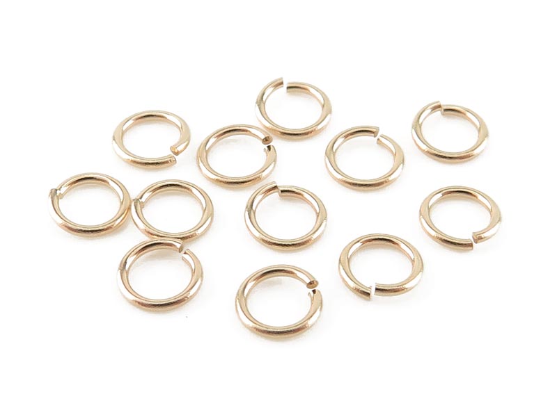 14K Gold Open Jump Ring 3.5mm ~ 24g