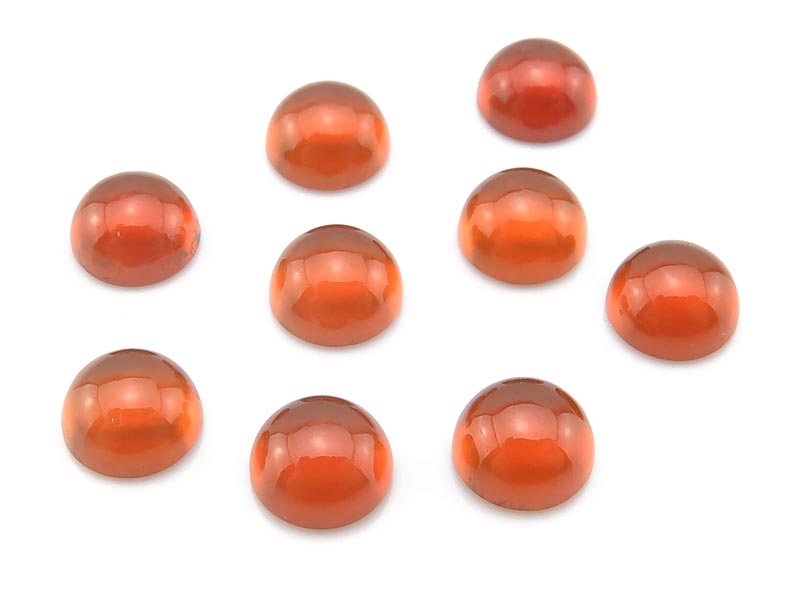 Hessonite Garnet Round Cabochon ~ Various Sizes