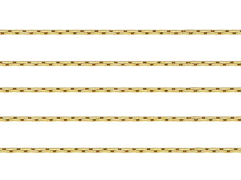 Gold Filled Beading Chain 1mm ~ by the Foot