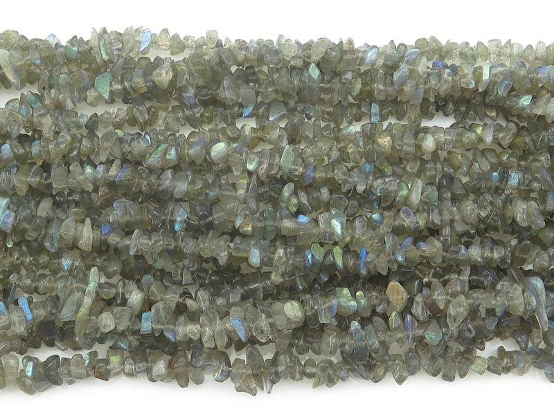 Labradorite Chip Beads ~ 34'' Strand