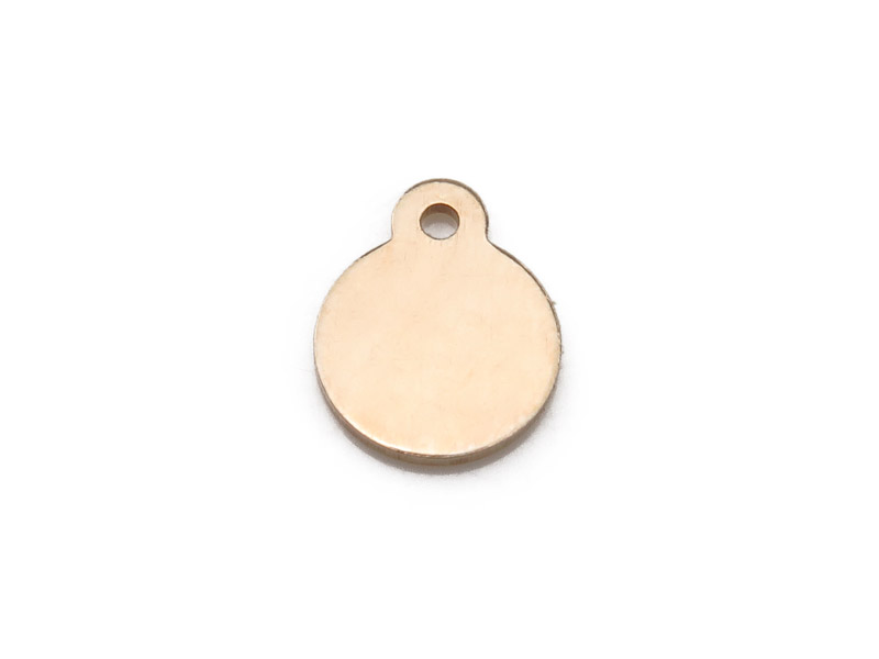 Gold Filled Round Tag 5mm