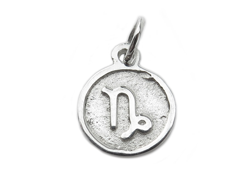 Sterling Silver Zodiac Charm  ~ Capricorn