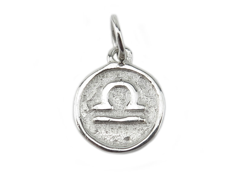 Sterling Silver Zodiac Charm  ~ Libra