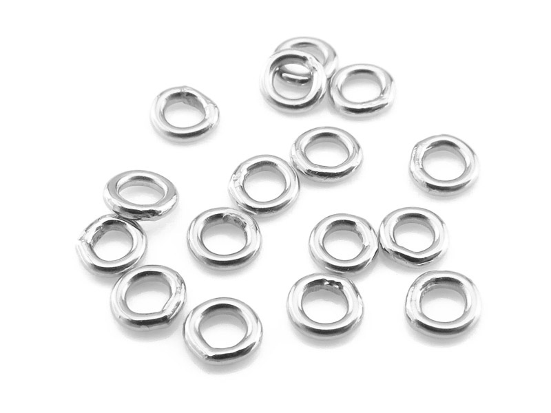 Sterling Silver Closed Jump Ring 3mm ~ 22ga ~ Pack of 10