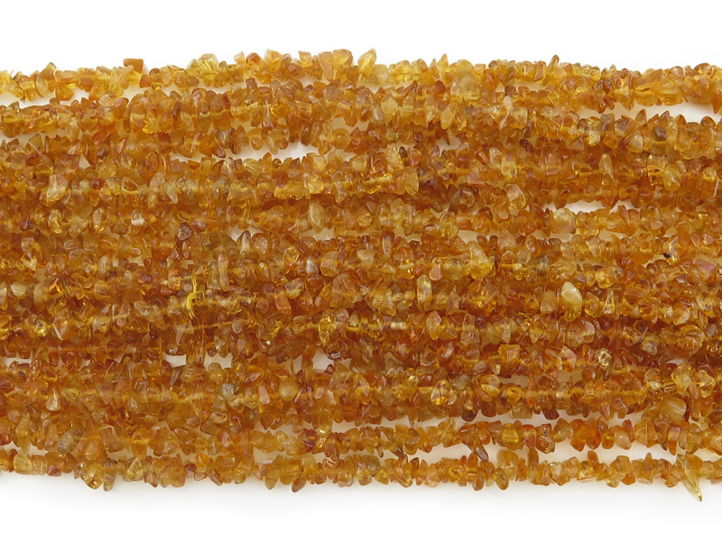 Madeira Citrine Chip Beads ~ 34'' Strand