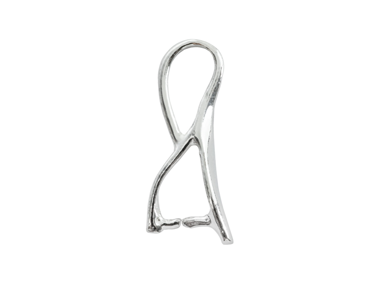 Sterling Silver Pinch Bail 16mm