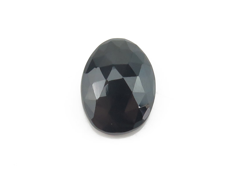 Black Spinel Rose Cut Slice 13-14mm