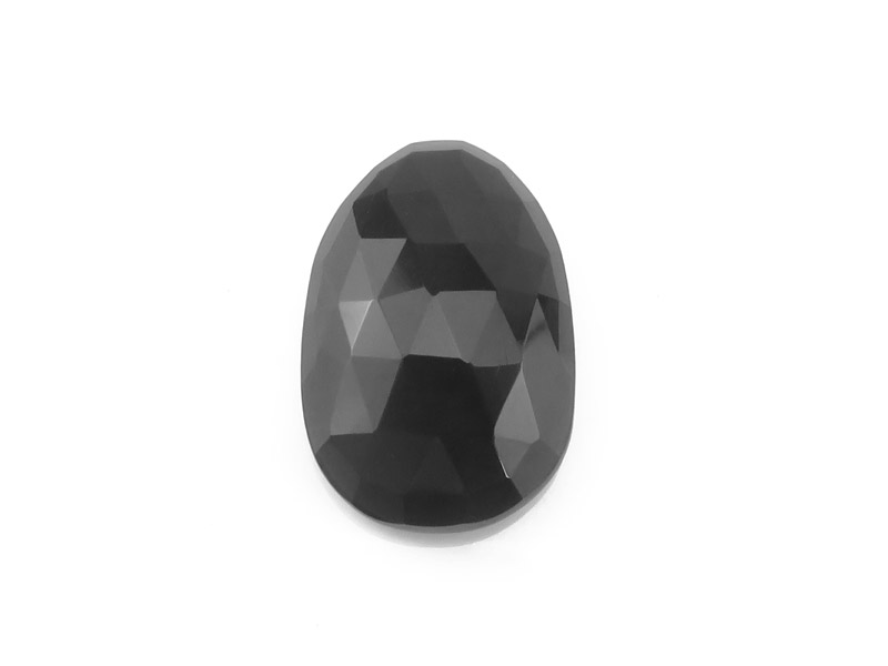 Smoky Quartz Rose Cut Slice 17-19mm