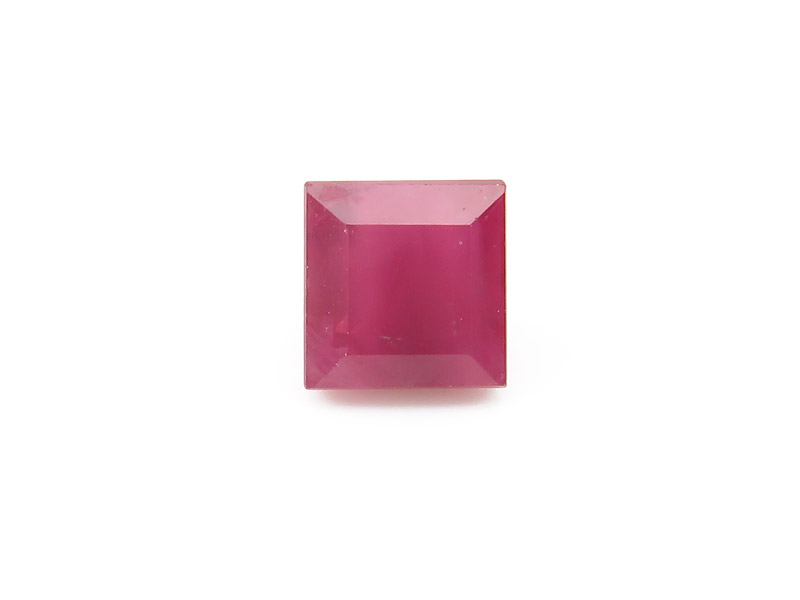 Ruby Faceted Square ~ Various Sizes