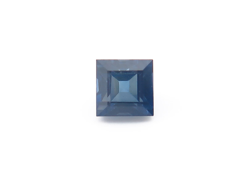 Blue Sapphire Faceted Square 4mm