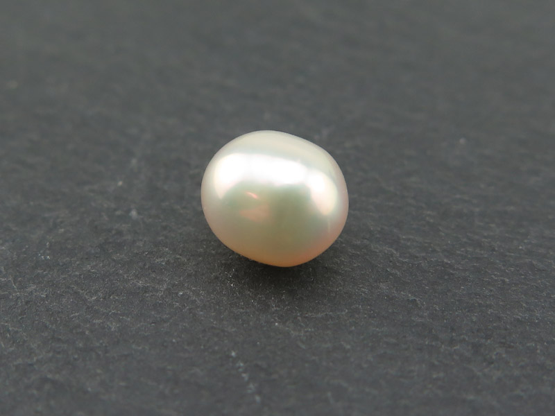 Freshwater Pearl Peach Potato 8mm ~ Undrilled ~ SINGLE