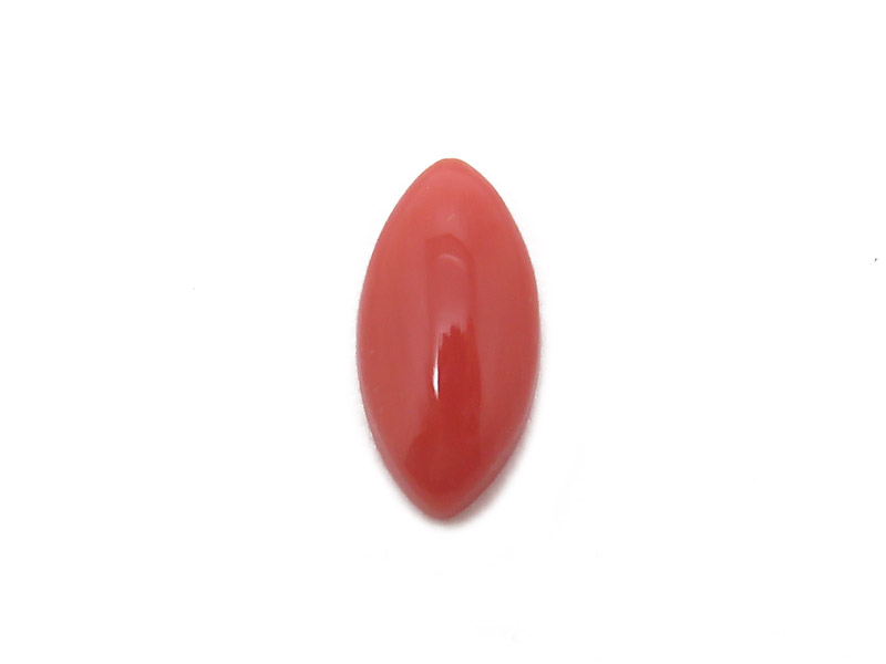 Red Coral Marquise Cabochon 10mm x 5mm