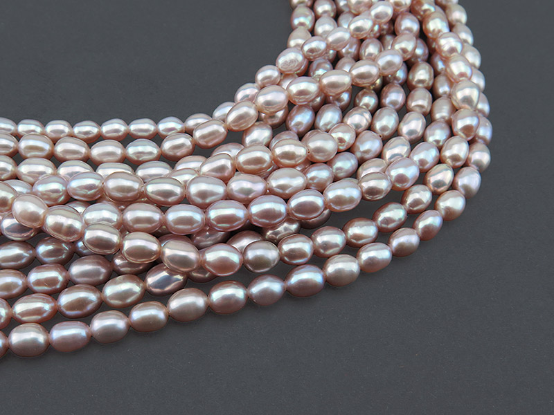 Freshwater Pearl Rose Rice Beads 16