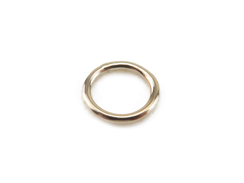 9K Gold Closed Jump Ring 5mm ~ 22g