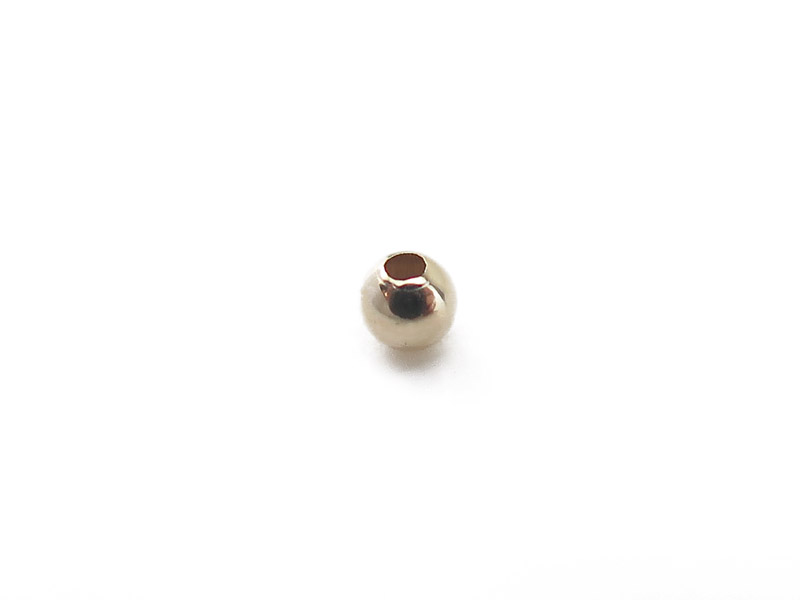 9K Gold Round Bead 2mm