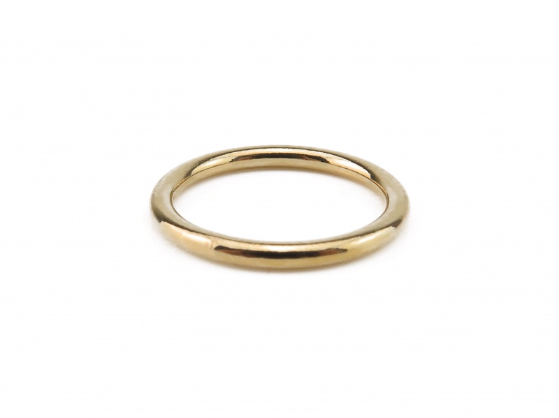 Gold Filled Smooth Band Ring ~ Size N