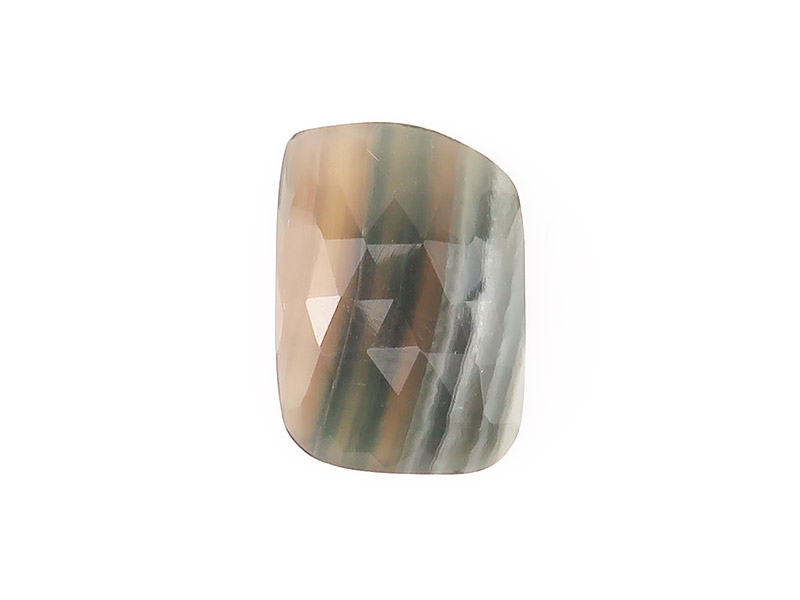 Fluorite Rose Cut Slice 21.5mm