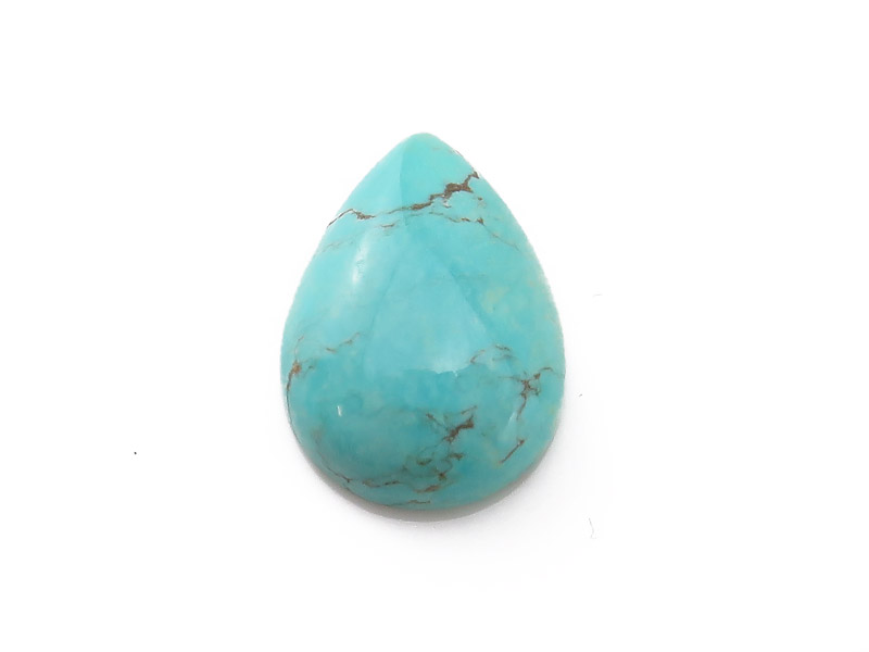 Turquoise Pear Cabochon 18mm x 13mm