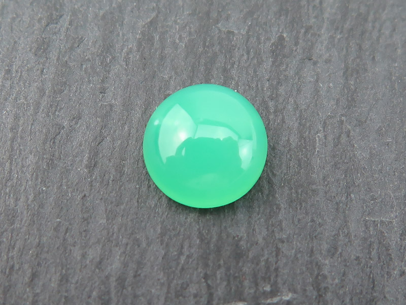 Fair Mined Chrysoprase Round Cabochon 8mm