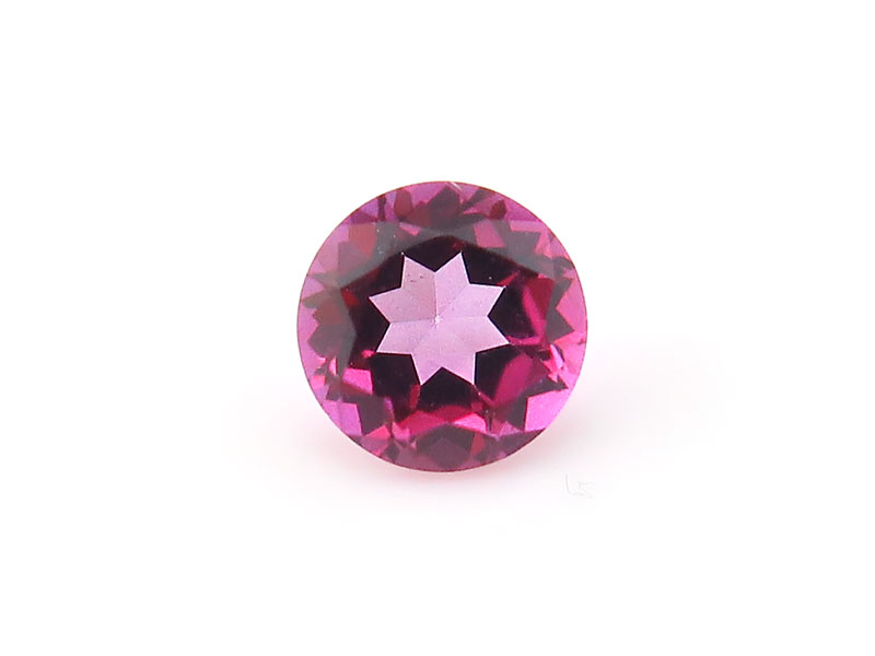 Pink Topaz Faceted Round ~ Various Sizes